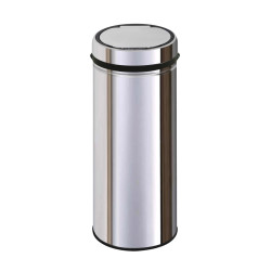 Poubelle Sensitive argent 42 L  INVENTIV