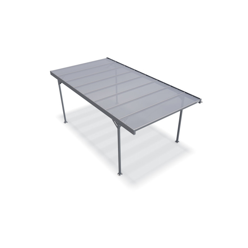 Carport Aluminium Alizé 16 Gris Anthracite 17,89m² | KOVER BY TRIGANO Carport Aluminium Alizé 16 Gris Anthracite 17,89m² | KOVER BY TRIGANO