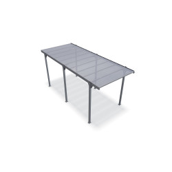Carport en aluminium Hegoa 20 gris anthracite 22,79 m² | KOVER BY TRIGANO Carport en aluminium Hegoa 20 gris anthracite 22,79 m² | KOVER BY TRIGANO