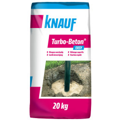 Béton à prise rapide Turbo Béton Easy 20kg | KNAUF
