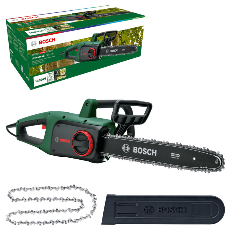 Tronçonneuse Électrique Bosch Universal Chain 1800W 35cm | BOSCH Tronçonneuse Électrique Bosch Universal Chain 1800W 35cm | BOSCH