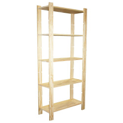 Étagère Pin 170x80x40cm - Rangement & Bibliothèque