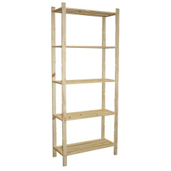 Étagère Pin 170x70x30cm - Rangement & Bibliothèque