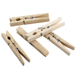 Pince à linge en bois 36 pièces 1ER - Accessoire séchoir
