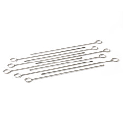 Brochette inox 33cm 10 pièces – Grillades parfaites | BARBECOOK