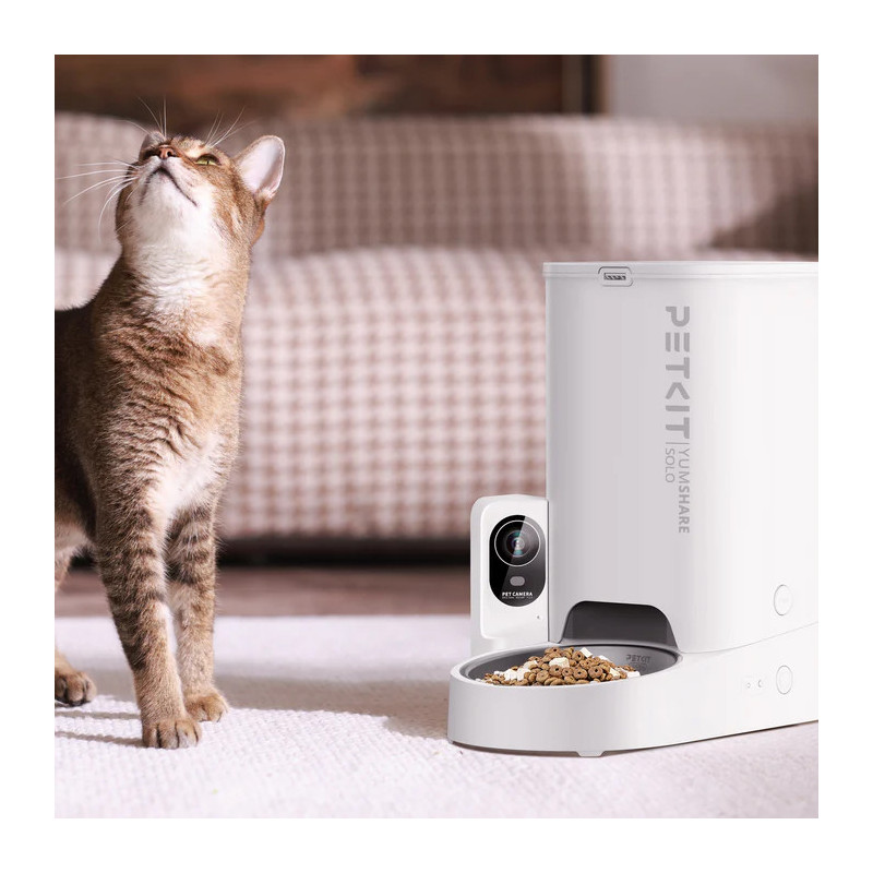 Distributeur de croquettes automatique YumShare Solo avec caméra PETKIT Distributeur de croquettes automatique YumShare Solo avec caméra PETKIT