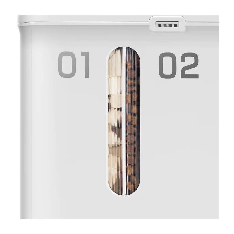 Distributeur de croquettes automatique YumShare Dual-hopper avec caméra PETKIT Distributeur de croquettes automatique YumShare Dual-hopper avec caméra PETKIT