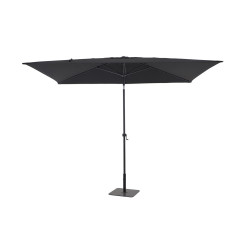 Parasol droit Solia Gris Chiné 300x200cm Manivelle | INVENTIV