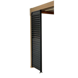 Panneau brise-vue Pianela Noir Sable Pergola Bioclimatique | GREEN OUTSIDE