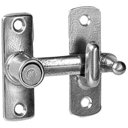 Verrou de fenêtre en laiton chromé 55 x 47 mm TEKNIBOX