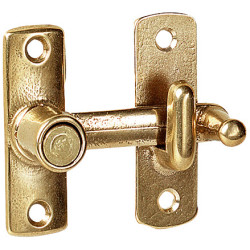 Verrou de fenêtre en laiton poli 55 x 47 mm TEKNIBOX
