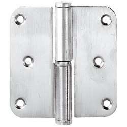 Paumelle gauche en acier inoxydable 80 x 80 mm 3 pièces TEKNIBOX