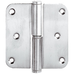 Paumelle droite en acier inoxydable 80 x 80 mm 3 pièces TEKNIBOX