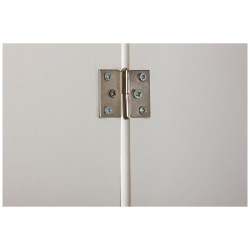 Paumelle de meuble gauche en laiton satiné 50 x 40 mm 2 pièces TEKNIBOX Paumelle de meuble gauche en laiton satiné 50 x 40 mm 2 pièces TEKNIBOX