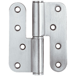 Paumelle gauche en acier inoxydable 100 x 86 mm TEKNIBOX