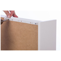 Glissière de tiroir blanche 300 x 30 mm TEKNIBOX Glissière de tiroir blanche 300 x 30 mm TEKNIBOX