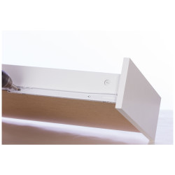Glissière de tiroir blanche 350 x 30 mm TEKNIBOX Glissière de tiroir blanche 350 x 30 mm TEKNIBOX