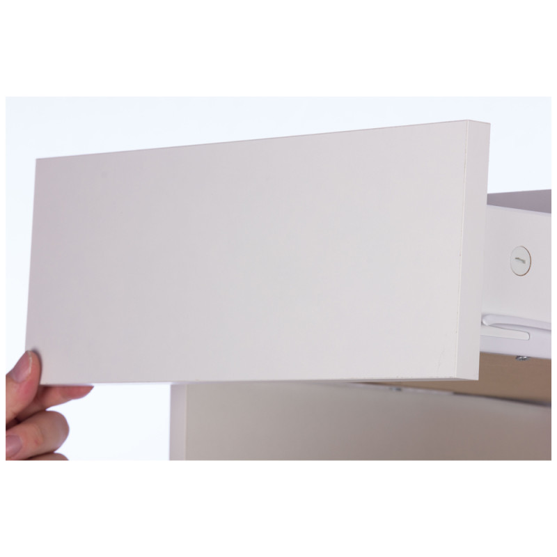 Glissière de tiroir blanche 450 x 30 mm TEKNIBOX Glissière de tiroir blanche 450 x 30 mm TEKNIBOX