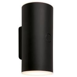 Applique extérieure LED Lima noire sur batterie 700lm | BRILONER