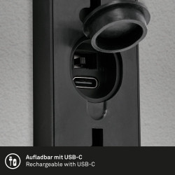 Applique extérieure LED Lima noire Briloner avec détecteur | BRILONER Applique extérieure LED Lima noire Briloner avec détecteur | BRILONER