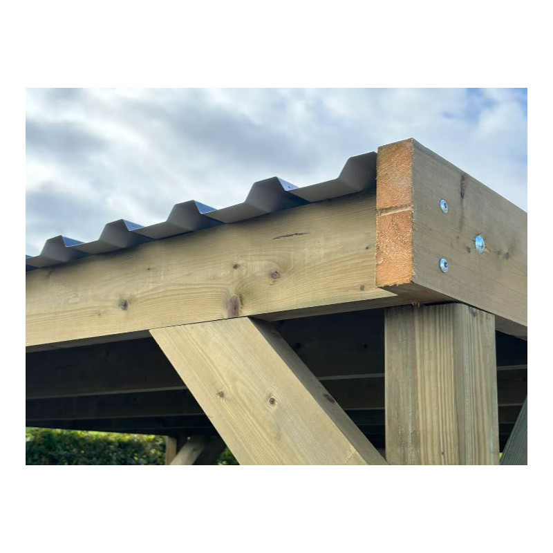 Carport en bois SOLID 3x5m - Abri voiture bois durable | SOLID Carport en bois SOLID 3x5m - Abri voiture bois durable | SOLID