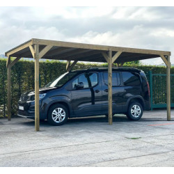 Carport en bois SOLID 3x5m - Abri voiture bois durable | SOLID Carport en bois SOLID 3x5m - Abri voiture bois durable | SOLID