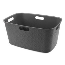 Manne à linge Softex anthracite 45 L CURVER