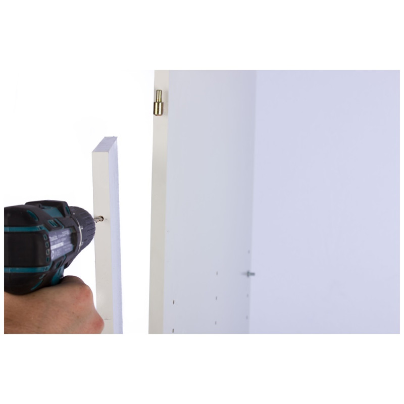 Fiche à tête plate en acier bichromaté Ø 11 mm 2 pièces TEKNIBOX Fiche à tête plate en acier bichromaté Ø 11 mm 2 pièces TEKNIBOX