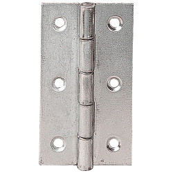 Charnière rectangulaire en acier zingué 40 x 25 mm 4 pièces TEKNIBOX