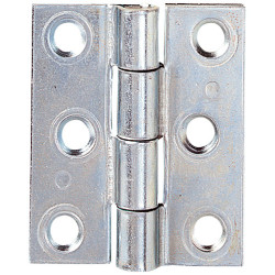 Charnière à noeud en acier zingué 68 x 52 mm 2 pièces TEKNIBOX