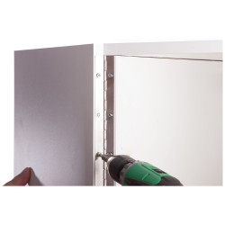 Charnière piano en acier nickelé 960 x 32 mm TEKNIBOX Charnière piano en acier nickelé 960 x 32 mm TEKNIBOX