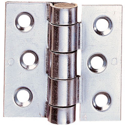 Charnière briquet pour fenêtre en acier zingué 74 x 66 mm 2 pièces TEKNIBOX
