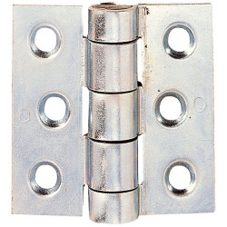 Charnière briquet pour porte en acier zingué 74 x 66 mm 2 pièces TEKNIBOX