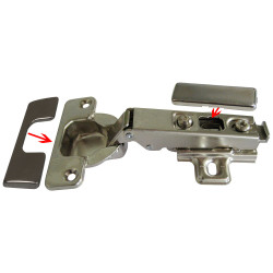 Charnière Anyway à clips 110° 2 pièces | TEKNIBOX