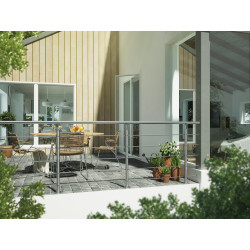 Kit garde-corps Harmony 150cm – Sécurité & Style | SOGEM Kit garde-corps Harmony 150cm – Sécurité & Style | SOGEM