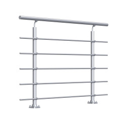 Kit garde-corps New Rondo argent 150cm | SOGEM