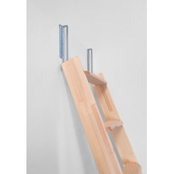 Support coulissant pour échelle de mezzanine gris métallisé SOGEM