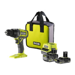 Perceuse visseuse sur batterie One+ RDD18 18 V 2 x 2 Ah RYOBI