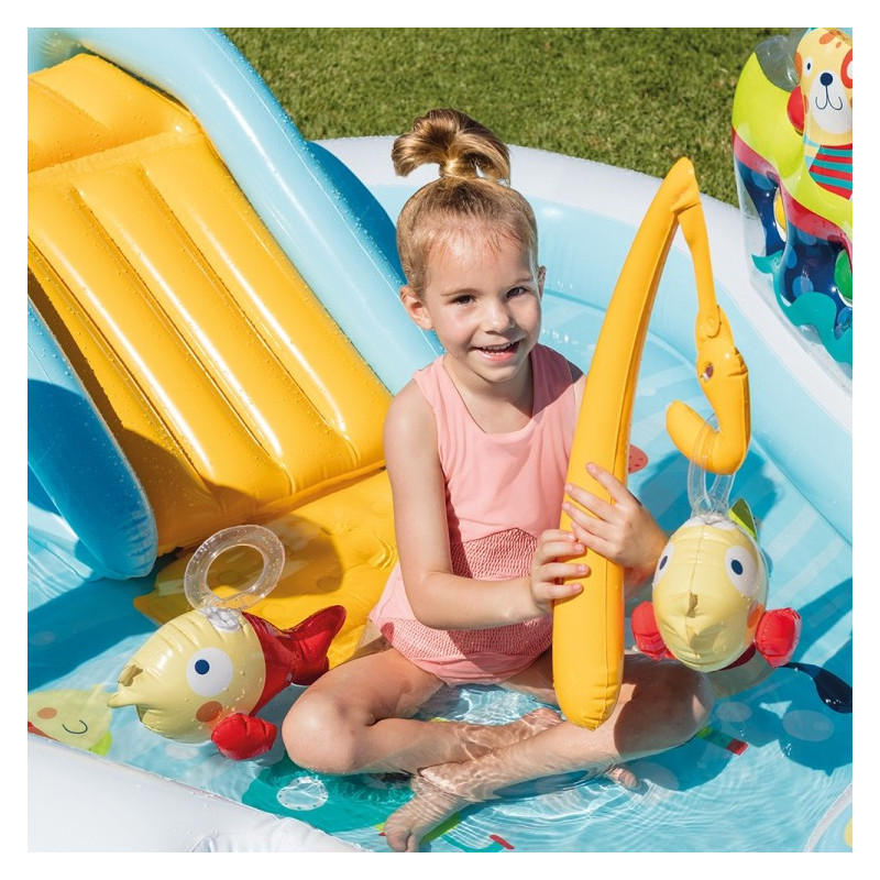 Aire de jeux gonflable Fishing Fun INTEX Aire de jeux gonflable Fishing Fun INTEX