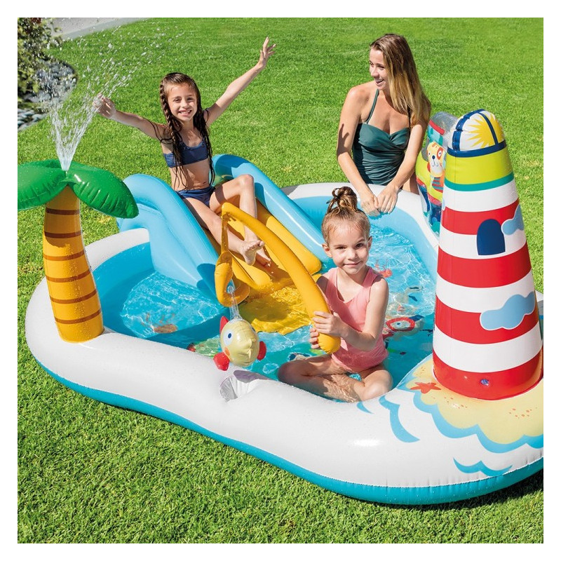 Aire de jeux gonflable Fishing Fun INTEX Aire de jeux gonflable Fishing Fun INTEX