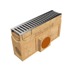 Désableur avec grille galvanisée pour caniveau