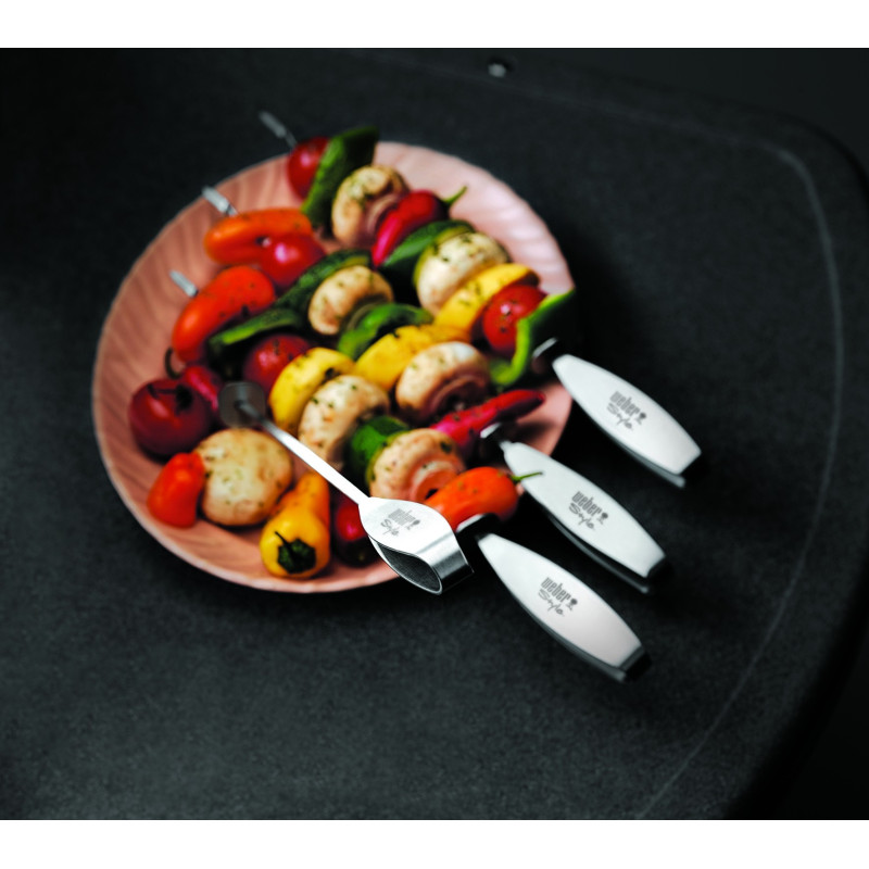 Brochette Weber 35cm – Cuisson Verticale | WEBER