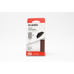 Patin abrasif auto-agrippant grain 120 5 pièces INVENTIV