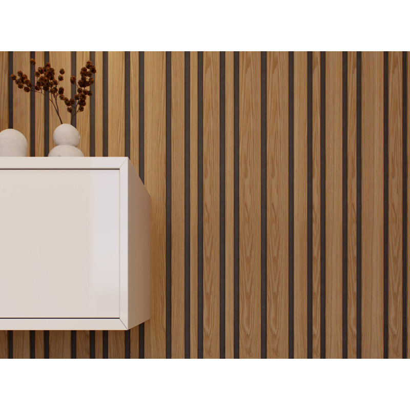Lambris Decowall Mélange Acoustique Chêne Bronze 260 x 30 cm CANDO | CANDO Lambris Decowall Mélange Acoustique Chêne Bronze 260 x 30 cm CANDO | CANDO