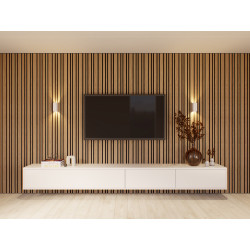 Lambris Decowall Mélange Acoustique Chêne Bronze 260 x 30 cm CANDO | CANDO Lambris Decowall Mélange Acoustique Chêne Bronze 260 x 30 cm CANDO | CANDO