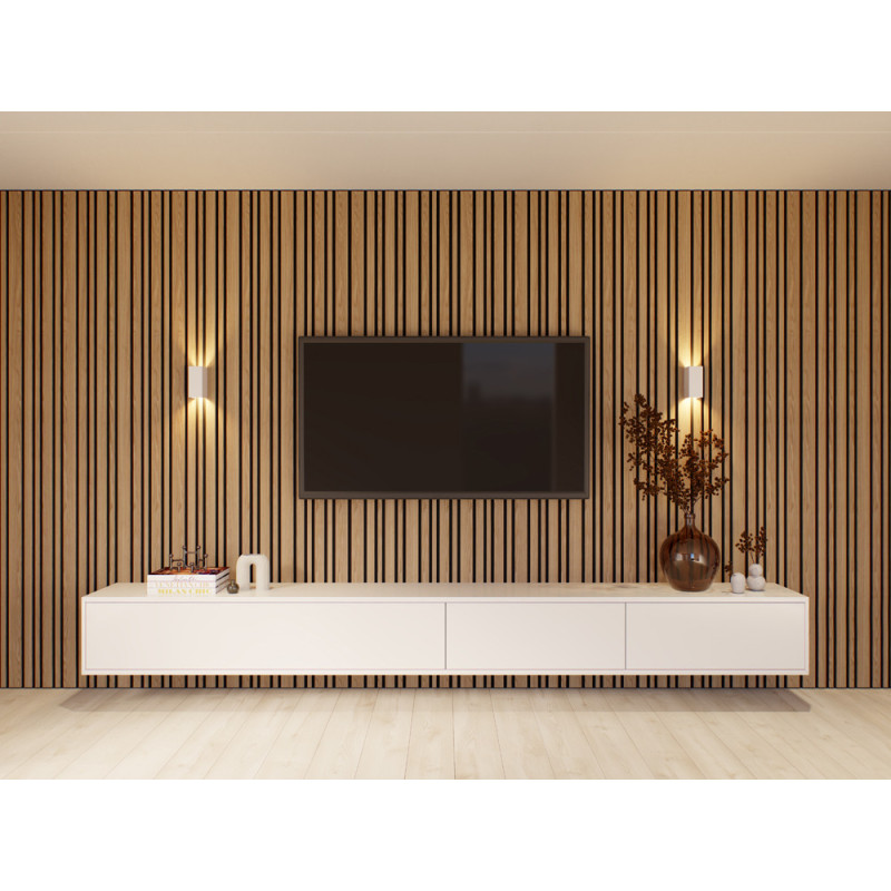 Lambris Decowall Mélange Acoustique Chêne Bronze 260 x 30 cm CANDO | CANDO Lambris Decowall Mélange Acoustique Chêne Bronze 260 x 30 cm CANDO | CANDO