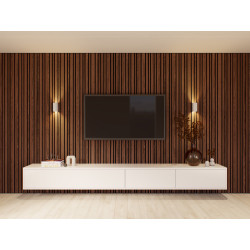 Lambris Acoustic Blend Noyer – Ambiance Chaleureuse | CANDO Lambris Acoustic Blend Noyer – Ambiance Chaleureuse | CANDO