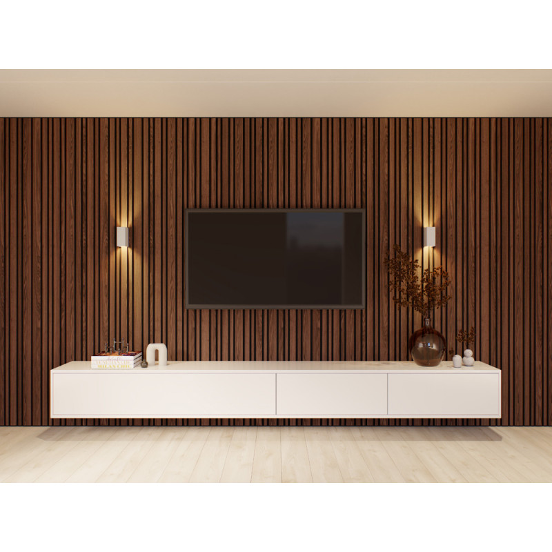 Lambris Acoustic Blend Noyer – Ambiance Chaleureuse | CANDO Lambris Acoustic Blend Noyer – Ambiance Chaleureuse | CANDO