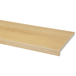Appui de fenêtre chêne naturel 250 x 20 x 2