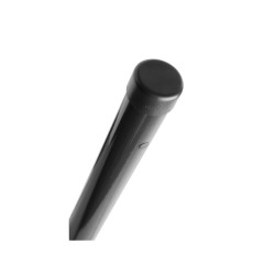 Poteau tubulaire sans guide-fils noir GIARDINO